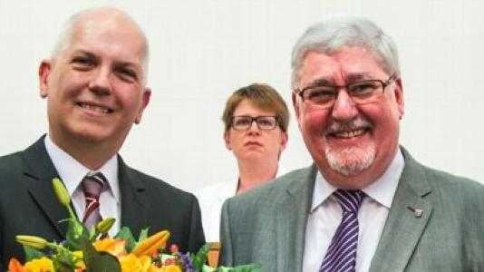 Dieter Kugelmann (l.) und Joachim Mertes