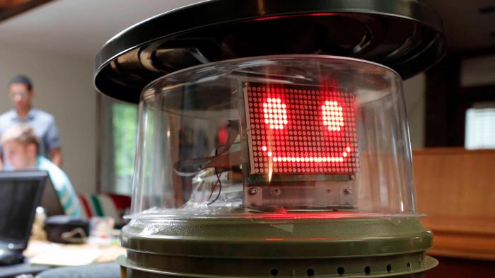 Der Kopf des hitchBOT