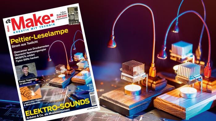 Make: Ausgabe 6/15 jetzt im Zeitschriftenhandel