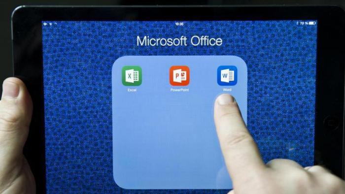 Office auf dem iPad