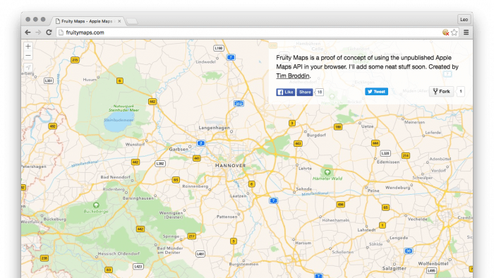 Apple Maps Browser