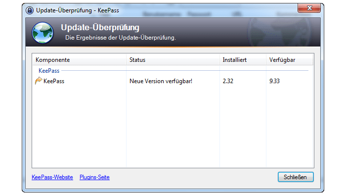 Update-Funktion von KeePass 2 unsicher