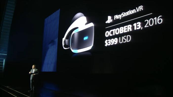 Termin und Spiele-Line-up für Playstation VR