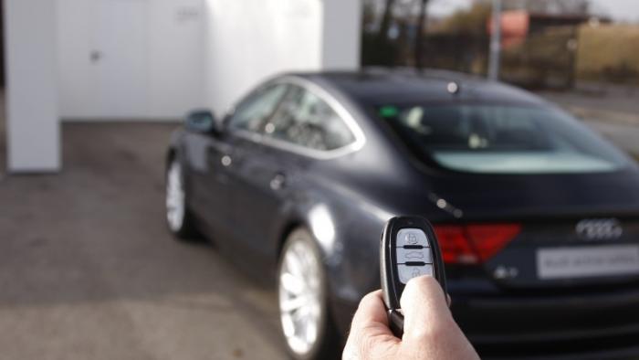 Autonomes Auto-Parken bei Audi