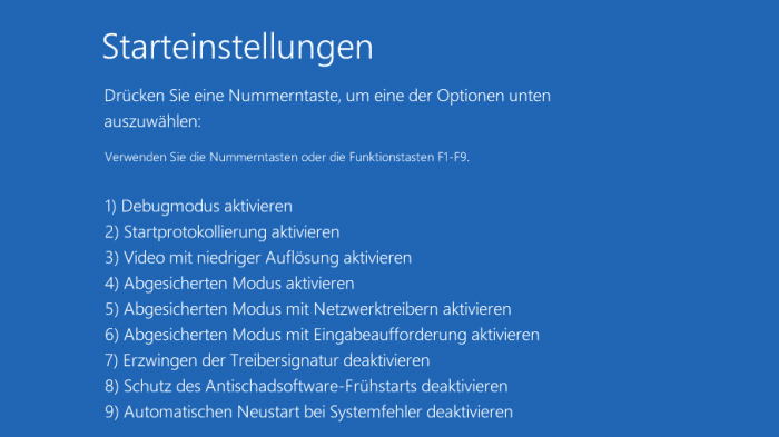 Windows 10 Version 1607 friert PC ein