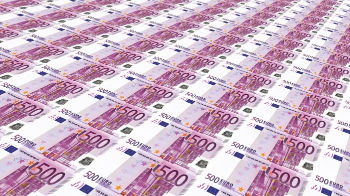 Euro-Scheine, Geld, Bargeld