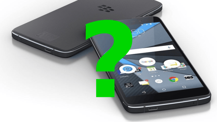 DTEK50 mit grünem Fragezeichen