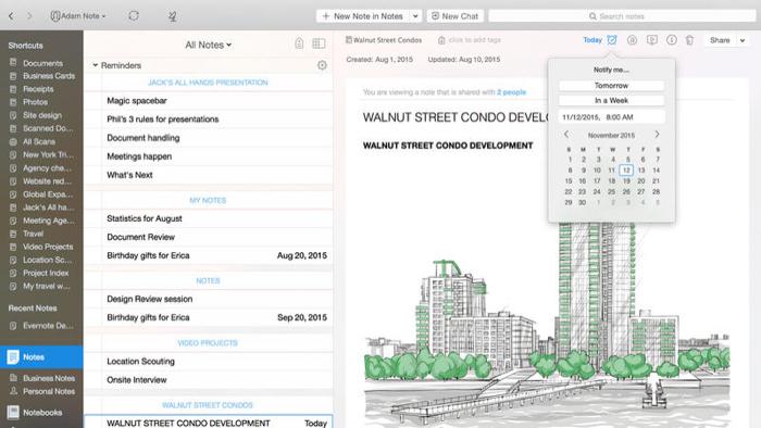 Evernote auf dem Mac