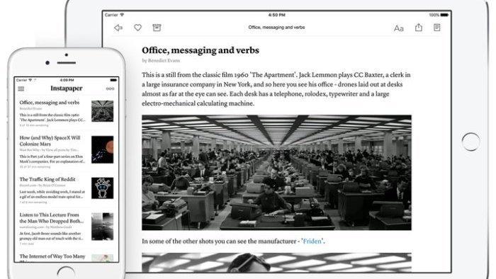 Später-Lesen-Dienst Instapaper macht Premium-Funktionen kostenlos