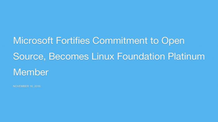 Microsoft schließt sich der Linux Foundation an