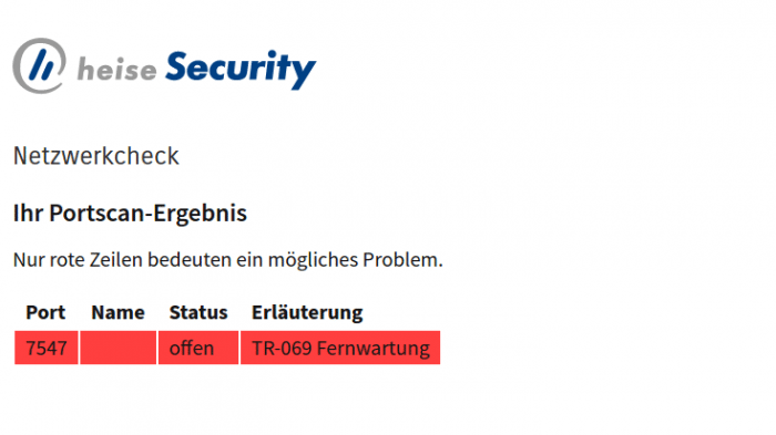 Das Router-Loch: heise Security bietet TR069-Test
