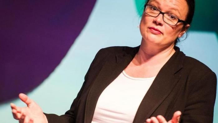 Nahles auf der Digitalkonferenz re:publica