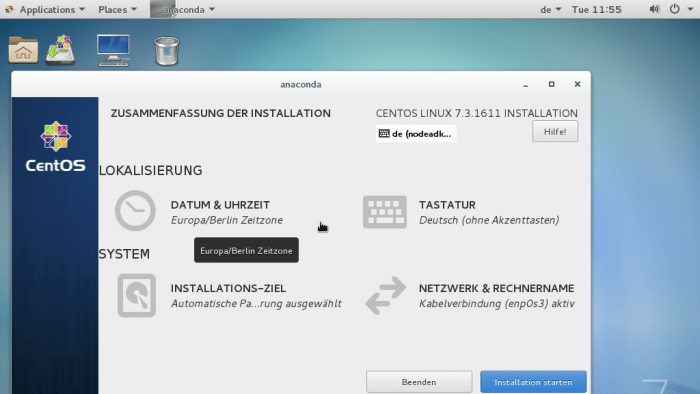 CentOS 7.3