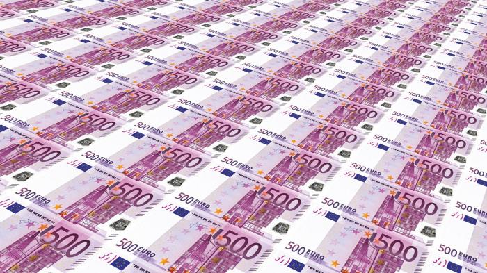 Euro-Scheine, Geld, Bargeld