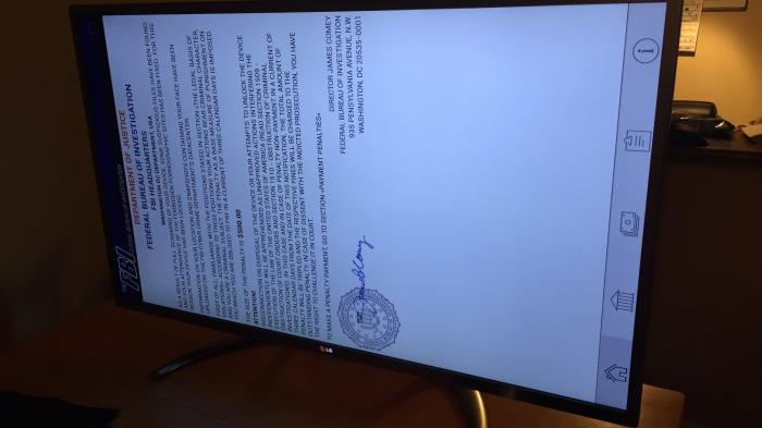 Erpresser-Botschaft in Dauerschleife: Smart TV von LG mit Ransomware infiziert