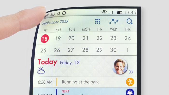 Full Active Flex: biegsame Displays mit LCD- und OLED-Technik