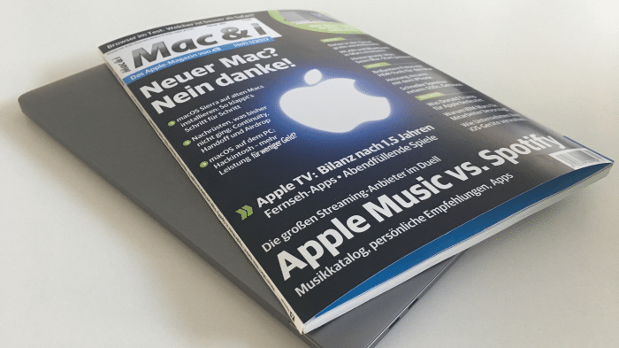 Mac & i Heft 6/2016 jetzt im Heise-Shop bestellbar