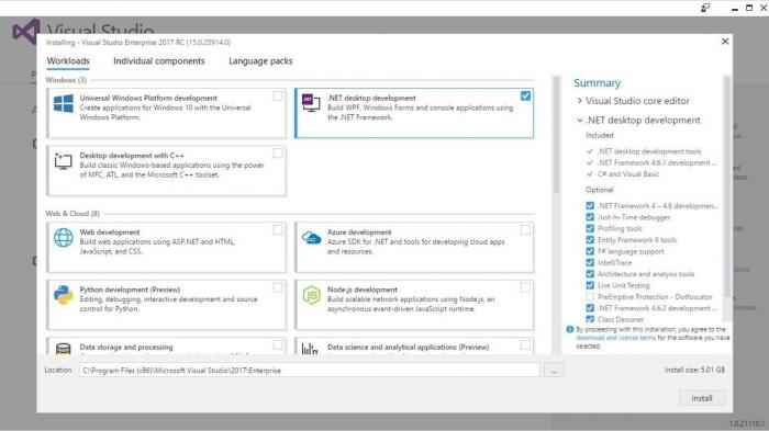 Visual Studio 2017: Weitere News, Features und Tools