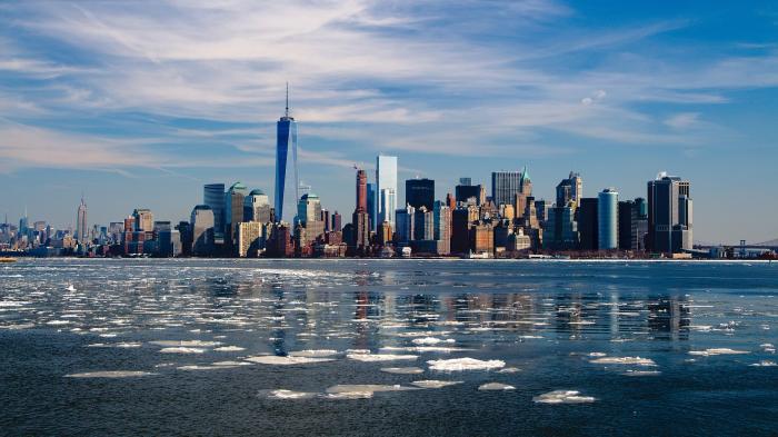 Blick auf Manhattan