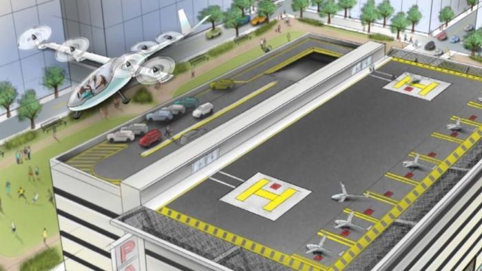 Uber stellt Pläne für fliegende Taxis vor