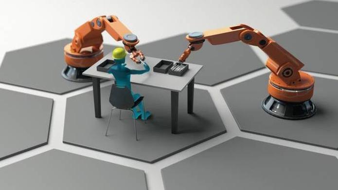 Hannover Messe: Hannover Messe: Cobot mit kompaktem Pneumatik-Antrieb