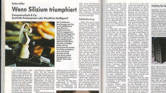 Vor 20 Jahren: Game over, Herr Kasparow