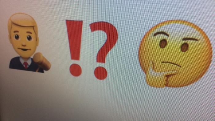 Emojis vor Gericht