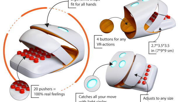 Hapto-Controller simuliert Berührungen in VR
