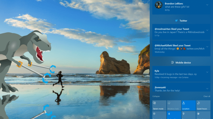 Windows 10 Insider Preview 16215 mit neuer Startmenü-Optik