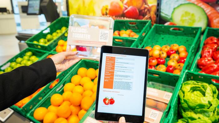 Nummernzeichen fürs Obst