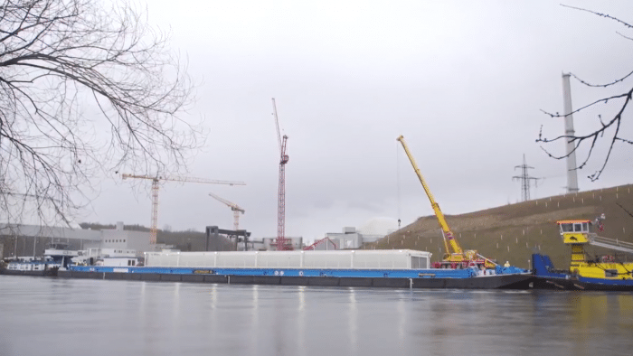 Atommüll-Transport auf dem Neckar am Ziel – Protest geht weiter