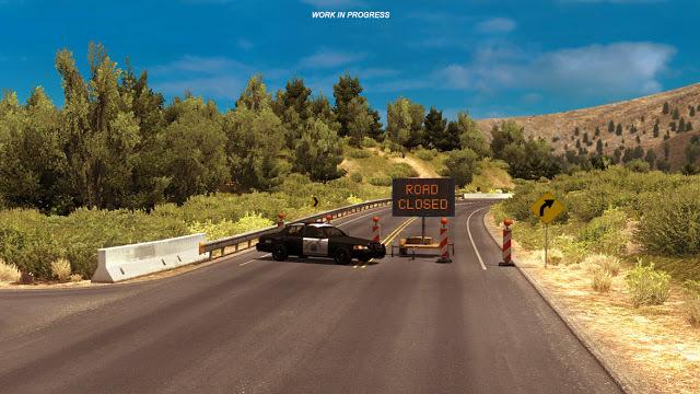 American Truck Simulator: Virtuelle Highway-Sperre wegen echtem Erdrutsch