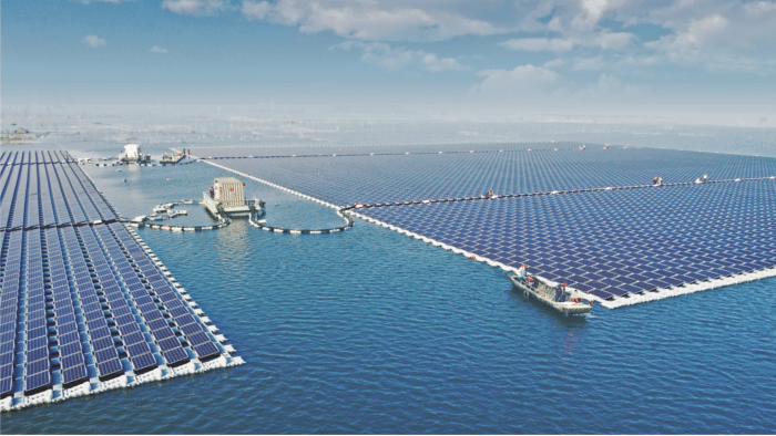 China: Das größte schwimmende Solarkraftwerk der Welt gebaut