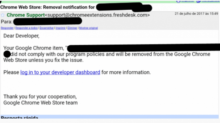 Google warnt Entwickler von Chrome-Erweiterungen vor Phishing-Mails