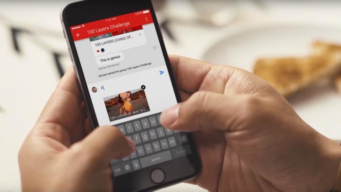 YouTube-App mit neuer Chat-Funktion