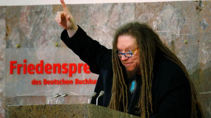VR-Prionier Jaron Lanier spricht auf der CeBIT 2018