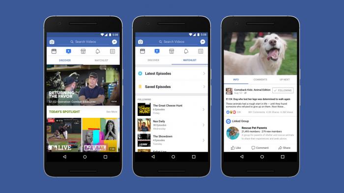 Facebook Watch: Konkurrenz für YouTube?