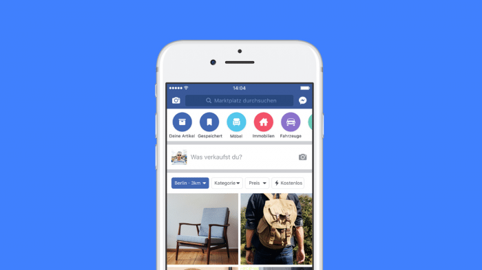 Facebook-Marktplatz startet in Deutschland