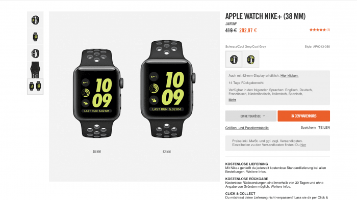 Apple Watch Nike+