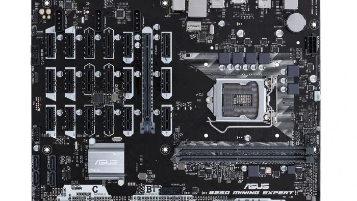 Mining-Mainboard von Asus