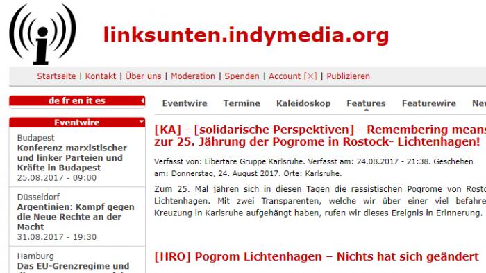 Verbot von linksunten.indymedia: 