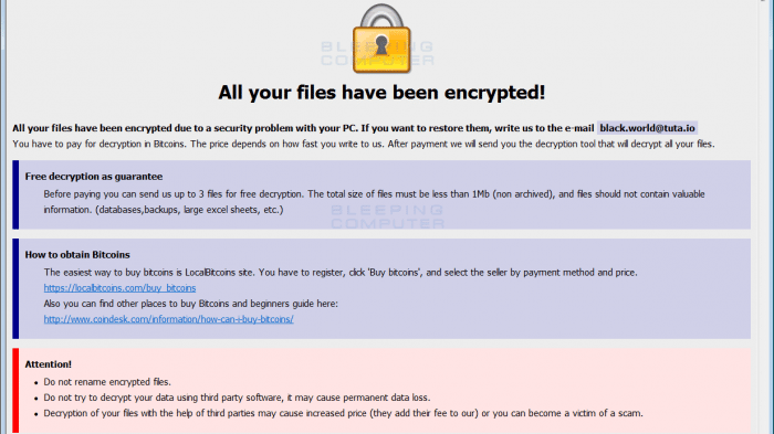 Ransomware Nuclear BTCWare soll sich über Remote Desktop Services einschleichen