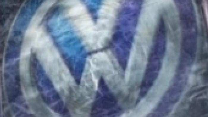 Verrauchtes VW-Logo