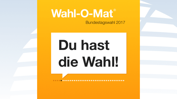 Wahl-O-Mat 2017 geht heute online