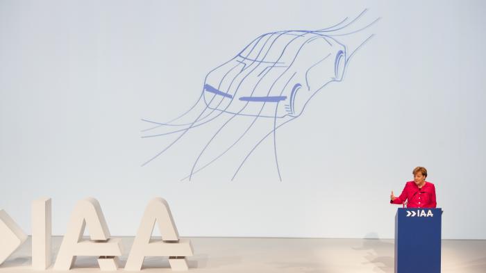 IAA 2017, Angela Merkel