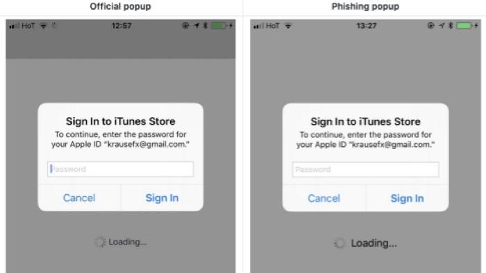 Passwort-Phishing in iOS: Apple hat ein Pop-up-Problem