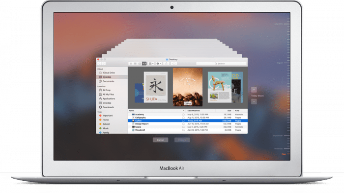 Apples APFS: Vorsicht mit Time-Machine-Platten