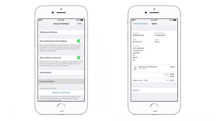 iOS-Geräte zeigen detaillierte App- und iTunes-Kaufgeschichte