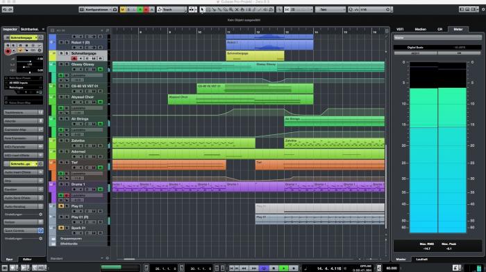Cubase 9.5: Musik-DAW mit mehr Inserts und Bezierkurven