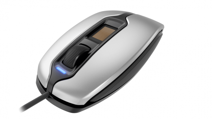Cherry MC 4900: 3-Tasten-Maus mit Fingerabdruckssensor für Windows Hello